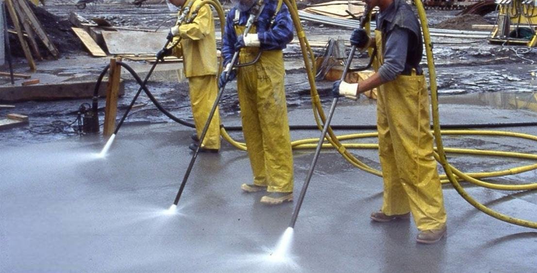 Industrial warehouse cleaning